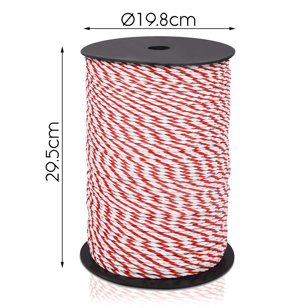 Giantz 500m Stainless Steel Polywire Poly Tape Electric Fence