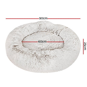 i.Pet Dog Bed Pet Bed Cat Large 90cm White