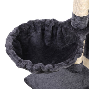 i.Pet Cat Tree 120cm Trees Scratching Post Scratcher Tower Condo House Furniture Wood Multi Level