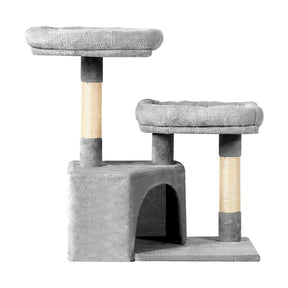 i.Pet Cat Tree Tower Scratching Post Scratcher Wood Condo House Bed Trees 69cm