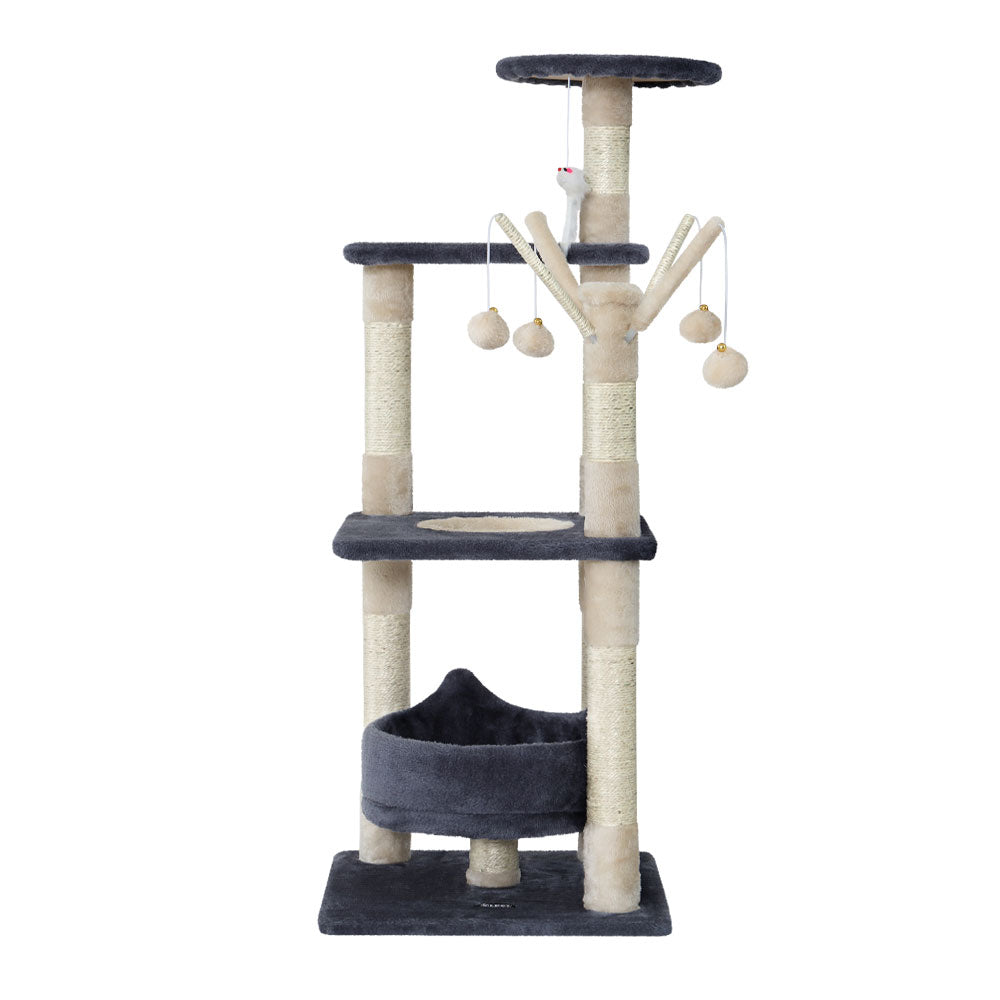 i.Pet Cat Tree Scratching Post Scratcher Cat Tree Tower Condo House toys 110cm