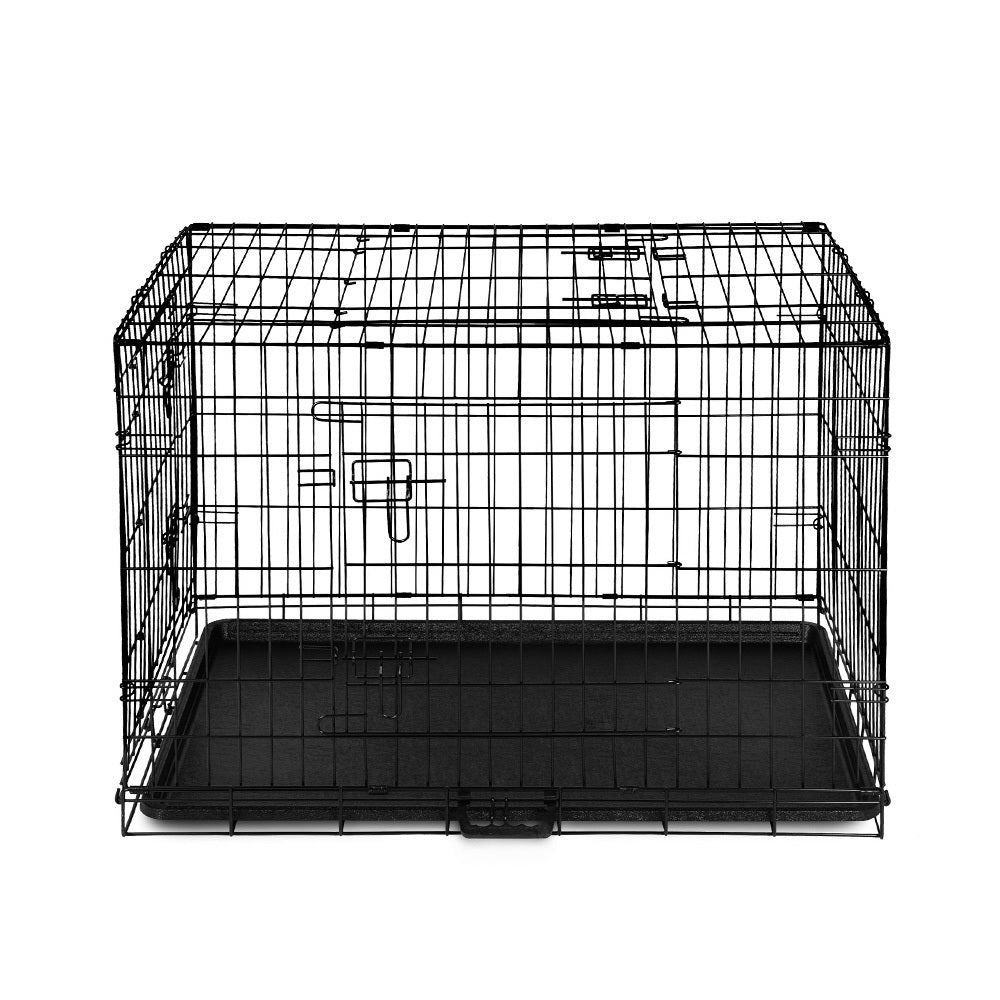 i.Pet Dog Cage 36inch Pet Cage - Black