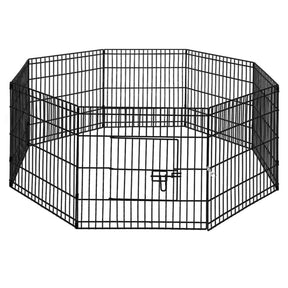 i.Pet Pet Dog Playpen 24" 8 Panel Puppy Exercise Cage Enclosure Fence