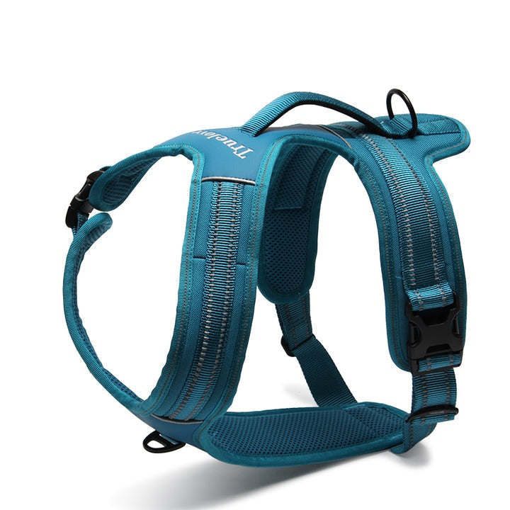 Reflective Heavy Duty Harness Blue XS