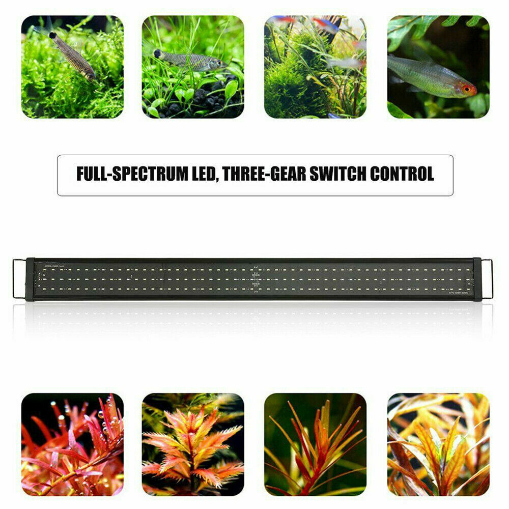 90cm Aquarium Light Lighting Full Spectrum Aqua Plant Fish Tank Bar LED Lamp