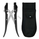 Ear Tag Applicator Plier + Case - Alloy Livestock Animal Cattle Punch Tagger