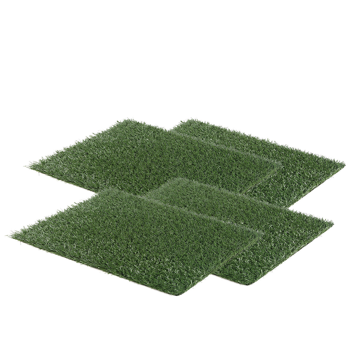 4 Grass Mat 63.5cm x 38cm for Pet Dog Potty Tray Training Toilet