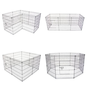 Pet Playpen Foldable Dog Cage 8 Panel 30in