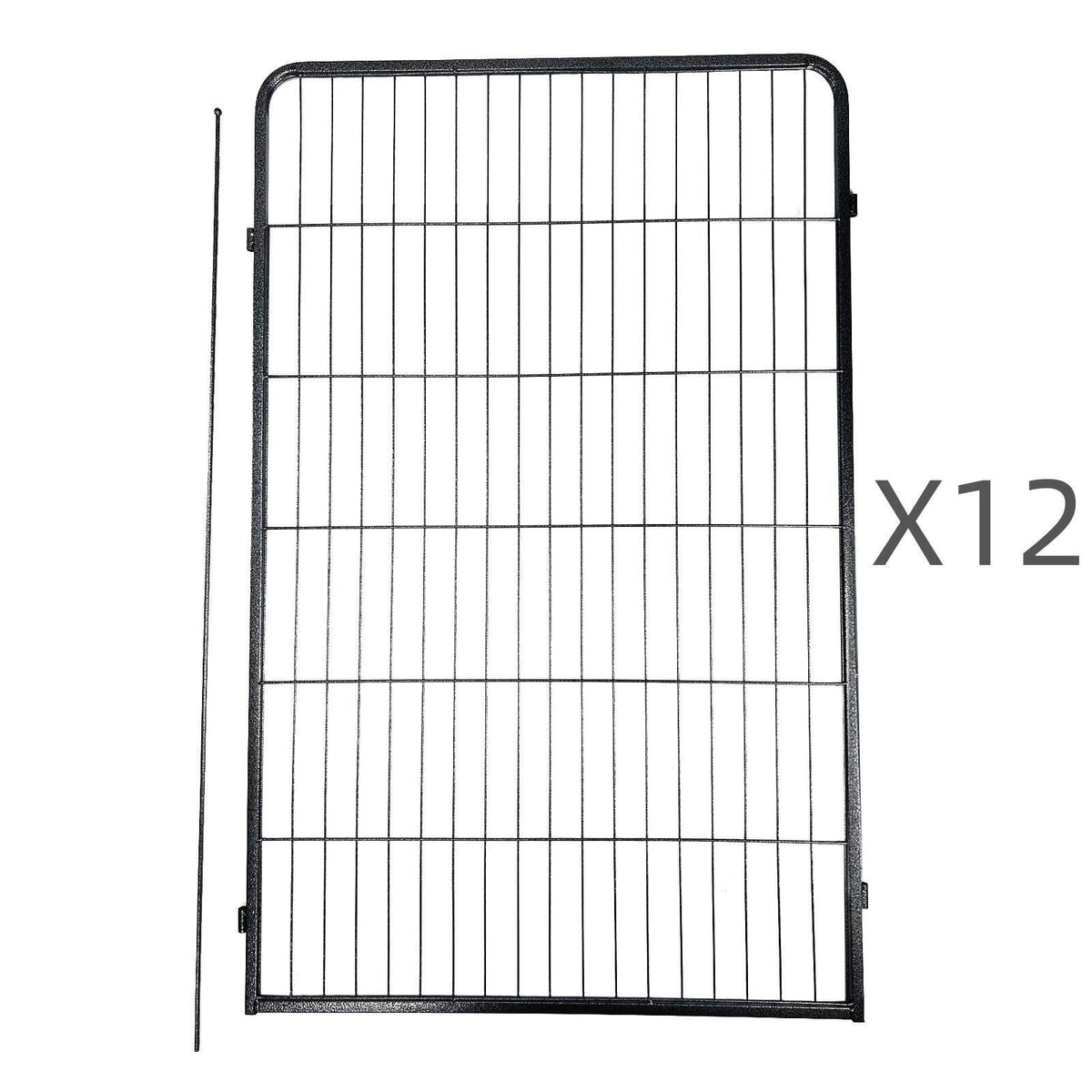 YES4PETS 12 Panel 120 cm Heavy Duty Pet Dog Cat Rabbit Exercise Extension Playpen Puppy Rabbit Fence