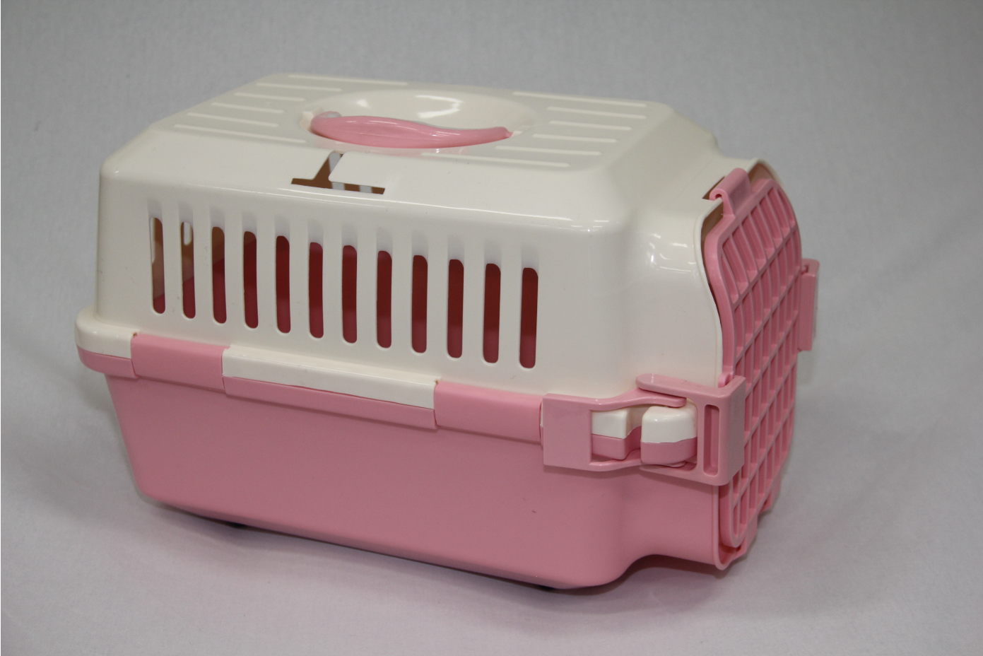 YES4PETS Small Dog Cat Crate Pet Carrier Rabbit Guinea Pig Cage With Tray-Pink