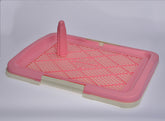 YES4PETS Large Portable Dog Potty Training Tray Pet Puppy Toilet Trays Loo Pad Mat Pink