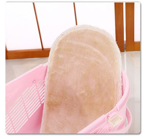 YES4PETS Small Dog Cat Crate Pet Rabbit Guinea Pig Ferret Carrier Cage With Mat-Pink