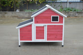 YES4PETS Red Chicken Coop Rabbit Hutch Cat Cage Hen Chook House