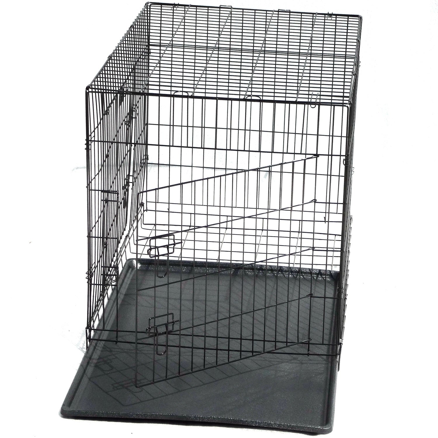 YES4PETS 42' Collapsible Metal Dog Cat Puppy Rabbit Puppy Crate Cage
