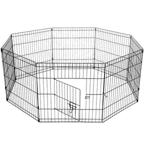 YES4PETS 24' Dog Rabbit Playpen Exercise Puppy Enclosure Fence With Cover