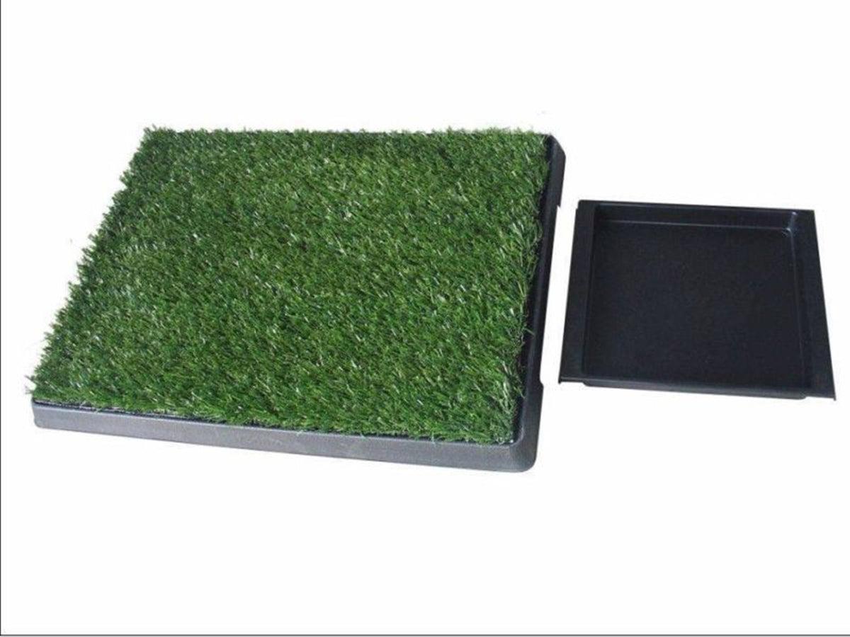 YES4PETS Indoor Dog Toilet Grass Potty Training Mat Loo Pad pad with 3 grass