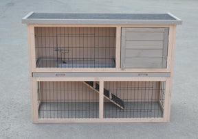 YES4PETS Double Storey Rabbit Hutch Guinea Pig Cage , Ferret cage W Pull Out Tray