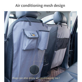 Ondoing Pet Dog Barrier Car Back Seat Fence Isolation Divider Net Safety Mesh Guard Kids-grey