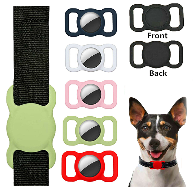 Silicone Pet Protective Case for Airtag Loop Apple GPS Finder Dog Cat Collar AU