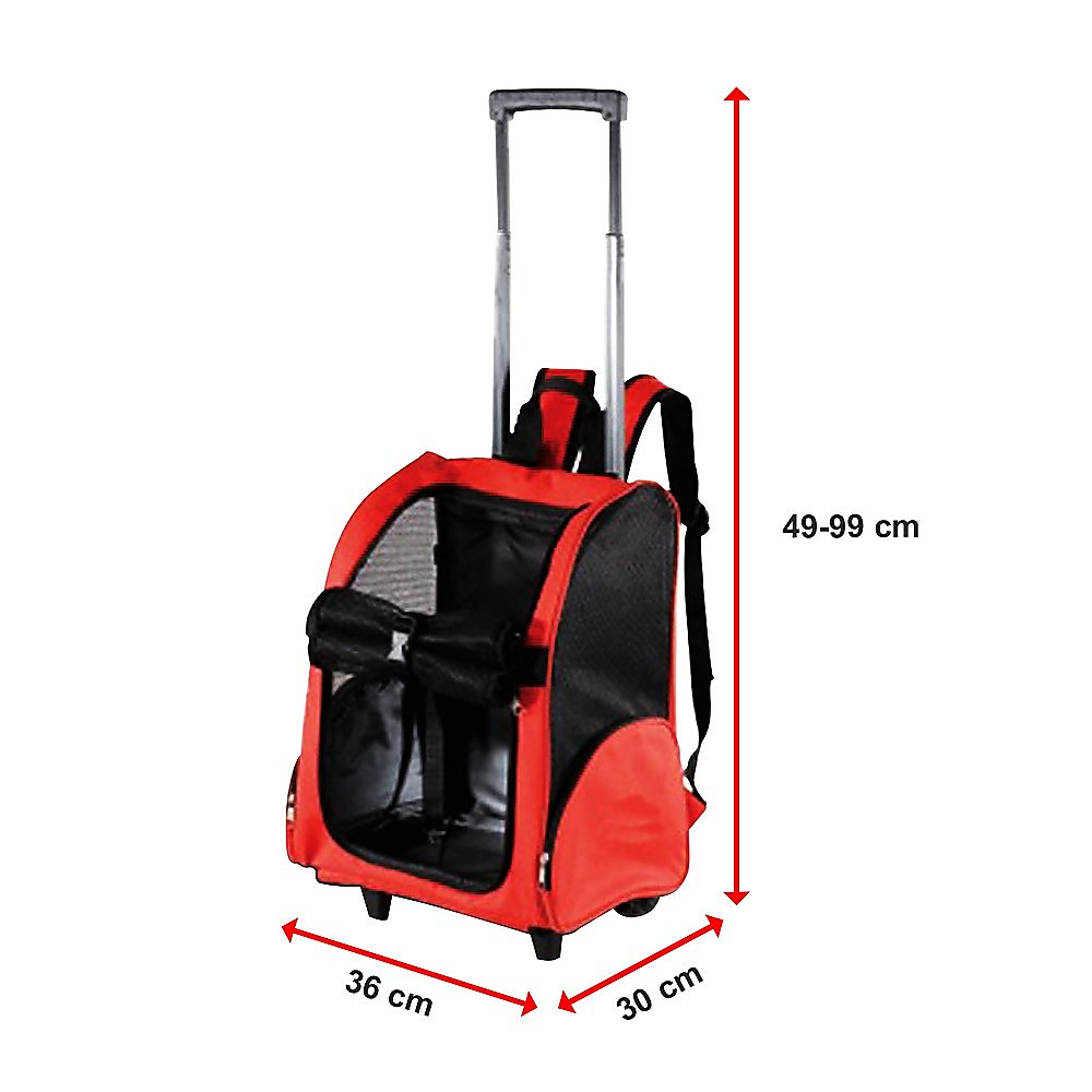 Dog Pet Safety Transport Carrier Backpack Trolley