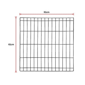 24" 8 Panel Pet Dog Playpen Puppy Exercise Cage Enclosure Fence Play Pen