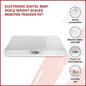 Electronic Digital Baby Scale Weight Scales Monitor Tracker Pet