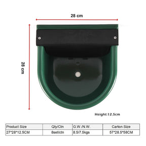 4L Water Trough Bowl with Automatic Float Valve