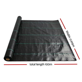 Instahut Weed Control Mat Black